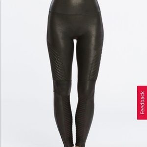 Spanx Faux Leather Moro Leggings